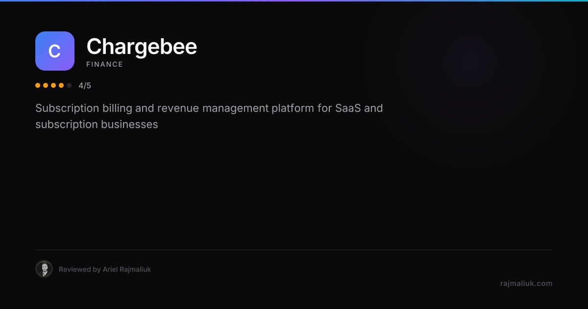 Chargebee Review 2024: Subscription Billing for SaaS