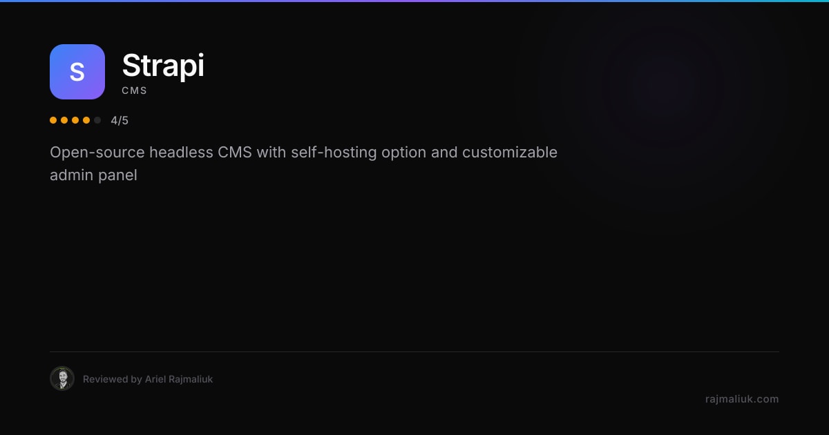 Strapi Review 2024: Open Source Headless CMS